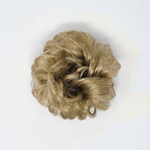 Curly Messy Hair Bun, Synthetic Hair Scrunchie, Hair Bun Pony Tail